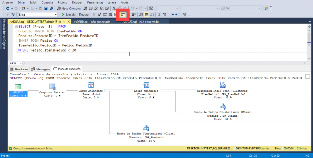 Plano Execução Gerado - @DaniMonteiroDBA - DB4B - MVP - SQL Server 2